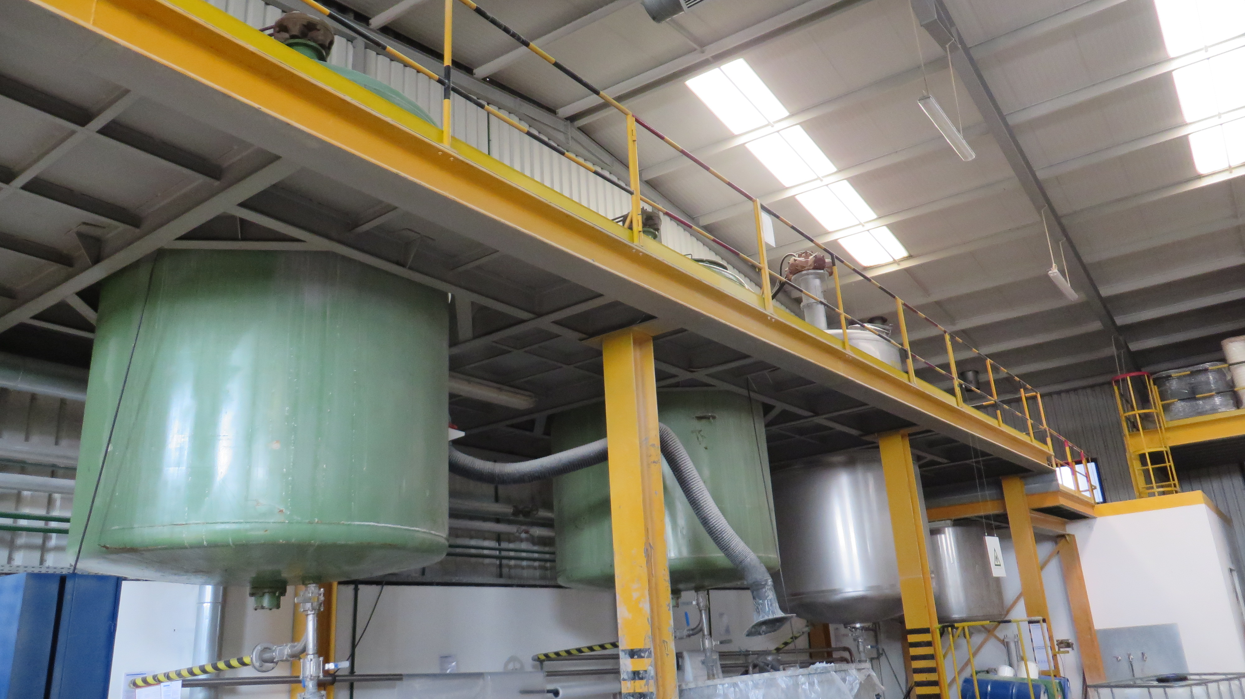 Reservatórios da produção quimica